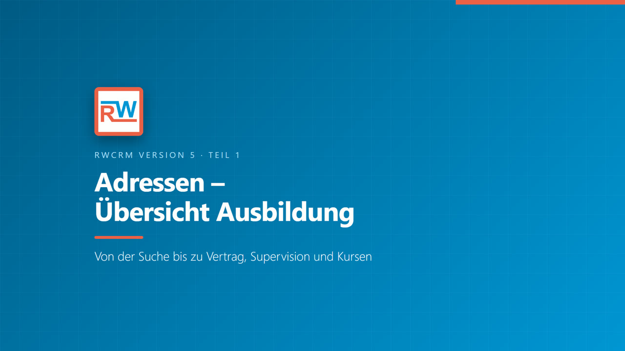 Video Software Psychotherapie-Weiterbildung: Adressen und Teilnehmerakte