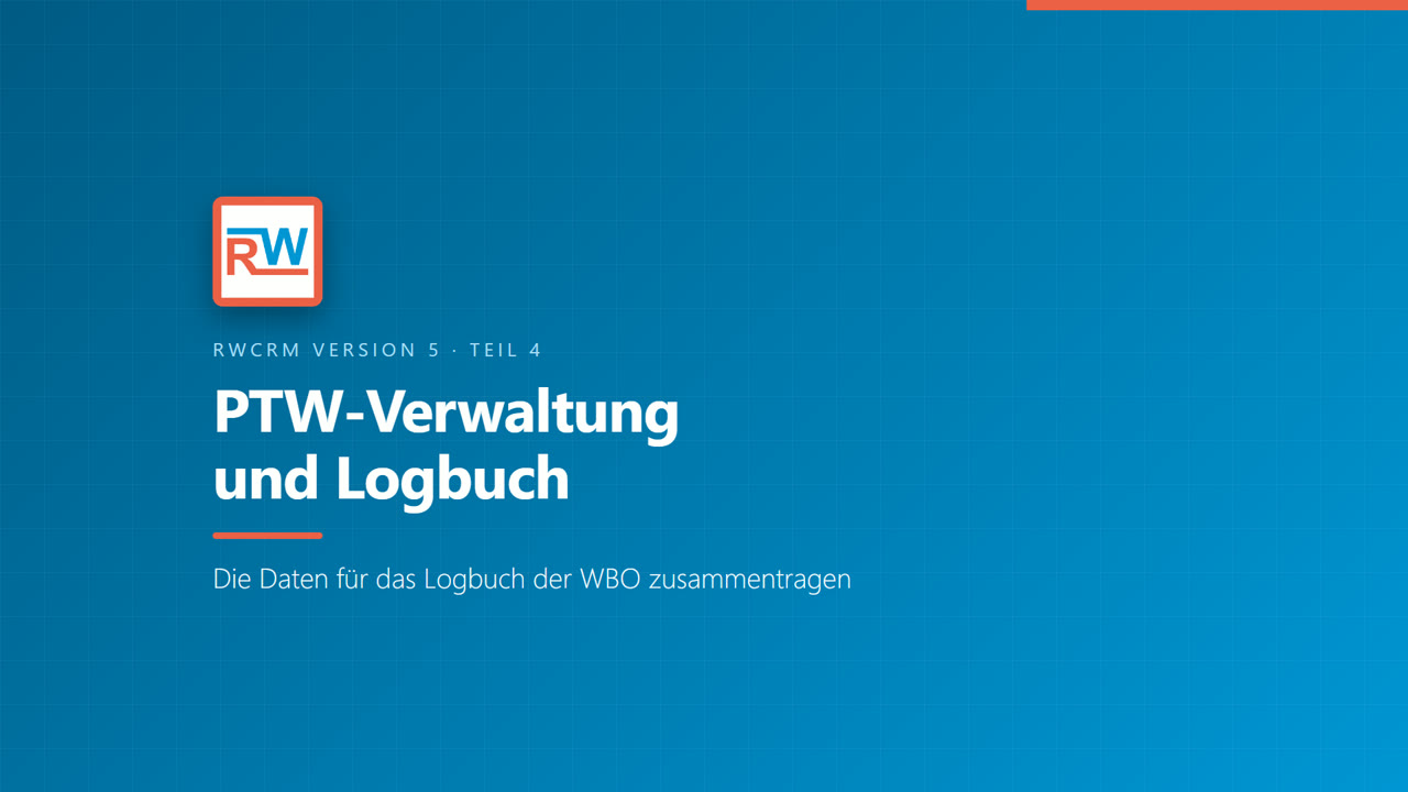 Video: PTW-Verwaltung und Logbuch der Weiterbildungsordnung