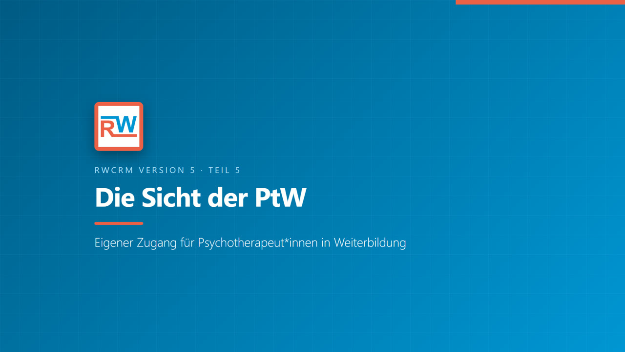 Video: der eigene Zugang der PtW